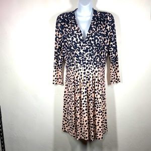 Catherine Catherine Malandrino pink/blue dress S